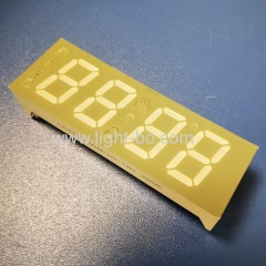 Ultra white 4 digit 7 segment led display Common cathode for oven timer control