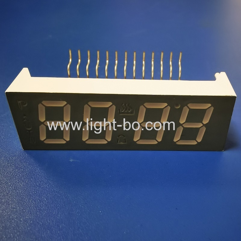 ultra branco 4 dígitos 7 segmento levou display cátodo comum para controle de timer do forno