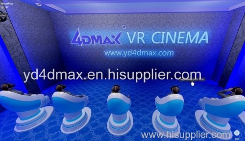 9D VIRTUAL REALITY CINEMA-360 DEGREE ROTATING VR CHAIR