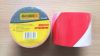 Barrier Hazard Warning Tape 80mmx100M Red/ White