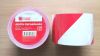 Barrier Tape Red/White 0.03mmx80mmx200M PE Non-Adhesive Tape