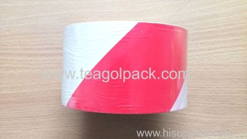 Barrier Warning Tape Red/White 75mmx200M