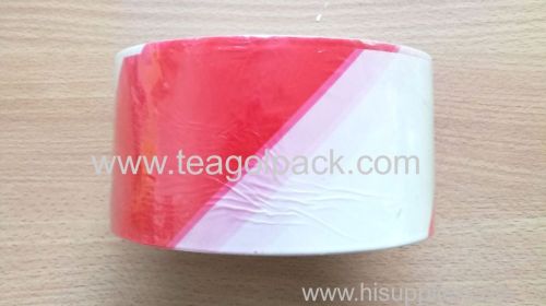 Barrier Tape Red/White 3"x300M PE Non-Adhesive Warning Tape 3"x300M