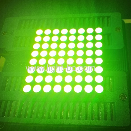 display bicolor vermelho / puro verde 8 x 8 matriz de LED para sinais em movimento