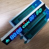 Customized Blue/Green/Red 7 Segment LED Display Module for Kitchen Hoods Control Switch