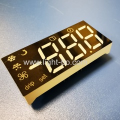 Customized multicolour Triple Digit 7 Segment LED Display Module for Refrigerator Control Panel