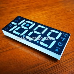 High brightness Red/yellow/green Customized Three Digits 7 Segment LED Display for refrigerator control