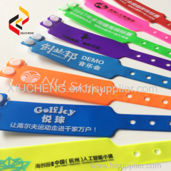 NFC213 MIFARE S50 Vinyl Event Wristbands one time use PVC hospital Bracelet