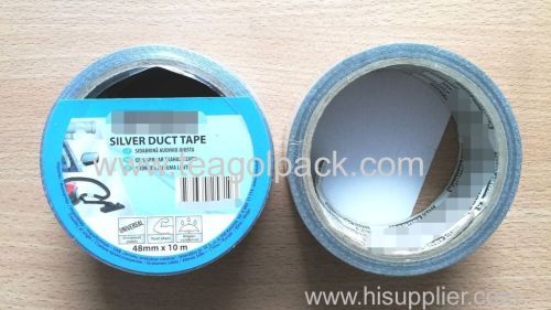 48mmx10M Silver Cloth Duct Tape