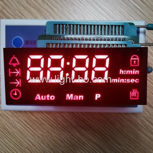 Custom Super bright Green 4 Digits 7 Segment LED Display for Oven Timer Indicator