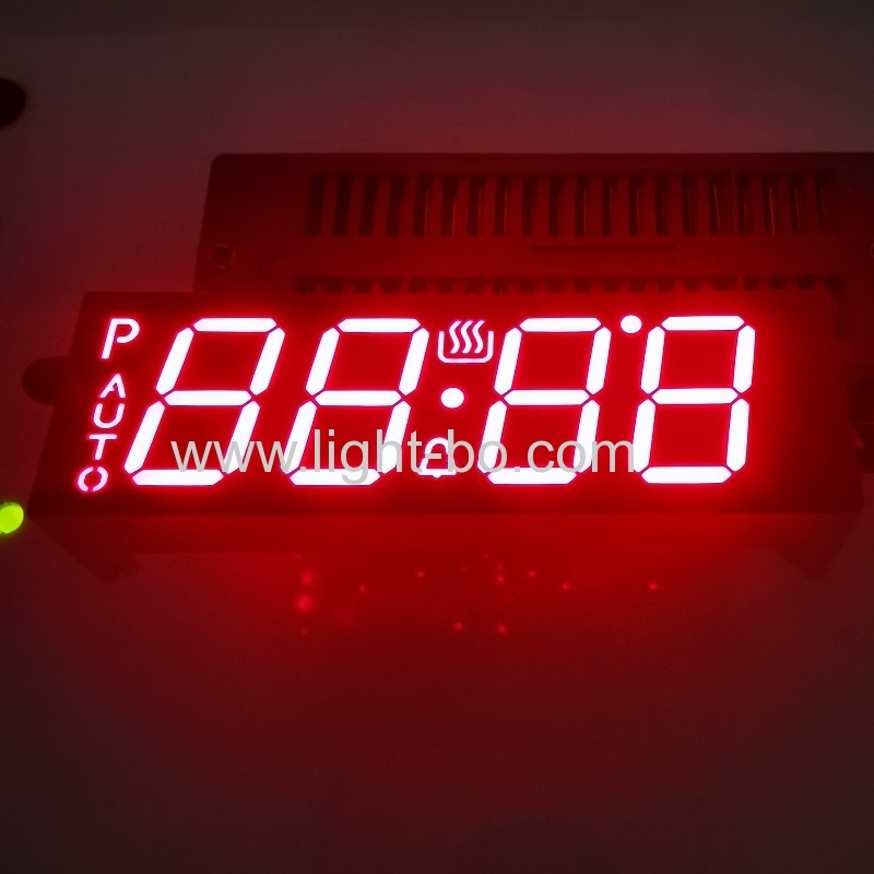 Customized Ultra Red 0.56" 4 Digit LED Display Common Anode for Oven Control