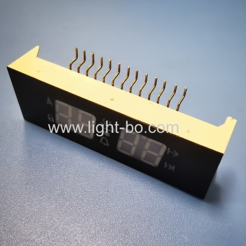 Ultra white customized 4 Digit 7 Segment LED Display Common Anode for digital oven timer