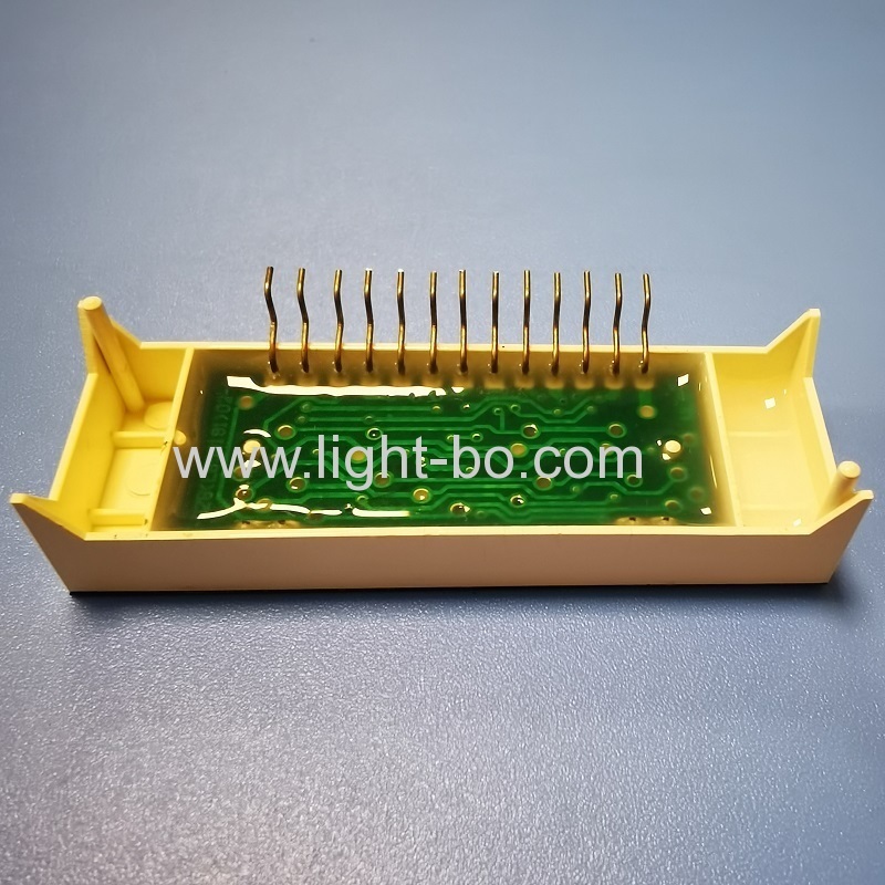 Ultra white customized 4 Digit 7 Segment LED Display Common Anode for digital oven timer