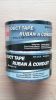 Cloth Duct Tape Black and Silver Heavy Duty 48mmx7M