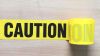 Caution Tape Yellow Background with Black 