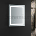 S-3066 Square Led Demister Bathroom Mirror With Touch Switch On/Off
