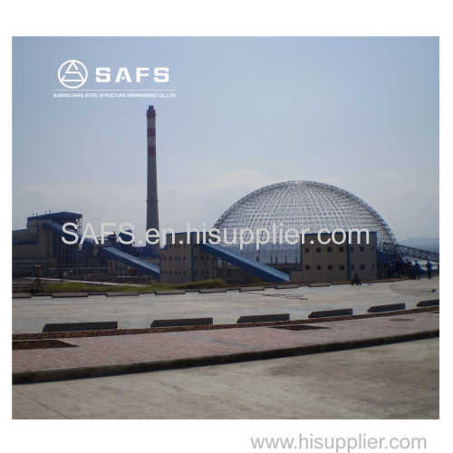 Steel Structure Space Frame Dome Coal Storage