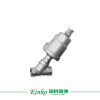 sanitary stainless steel angle seat valve with AT type rotary pneumatic control actuator