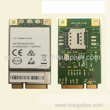 FDD LTE module Cat4 4G LTE PCIE Module with SIM Card Holder