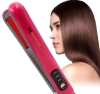 2in1 temperature control wireless straight hair clip ceramic electric splint USB charging hair straightener curler