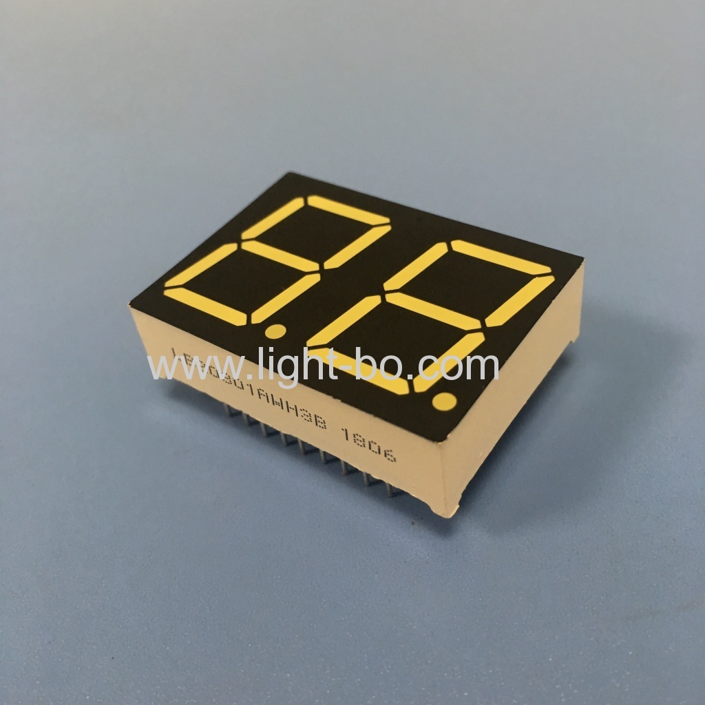 ультра белый 2-значный 0,8 "7-сегментный светодиодный дисплей для контроля температуры водонагревателя