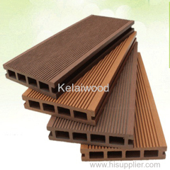 Outdoor Raw Material Anti-uv hollow Wood Plastic Composite Decking Timber Wpc Decking