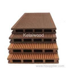 Outdoor Raw Material Anti-uv hollow Wood Plastic Composite Decking Timber Wpc Decking