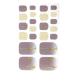 Adult Foot Lacquer Stickers w/ Gold Stamping and Imitation Diamond