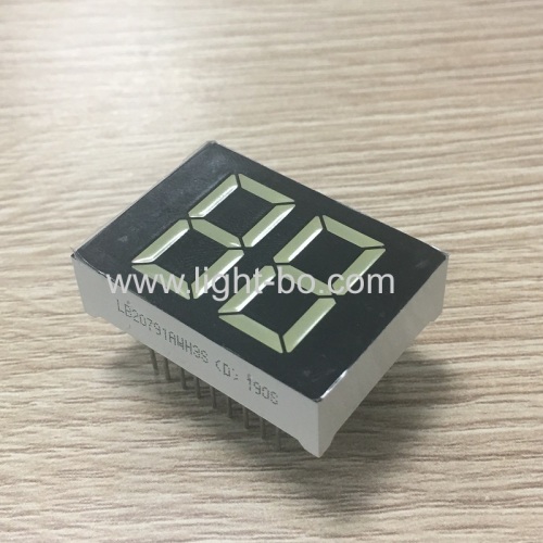 Ultra white 0.79inch Dual Digit 7 Segment LED Display common anode for water heater