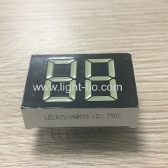 Ultra white 0.79inch Dual Digit 7 Segment LED Display common anode for water heater