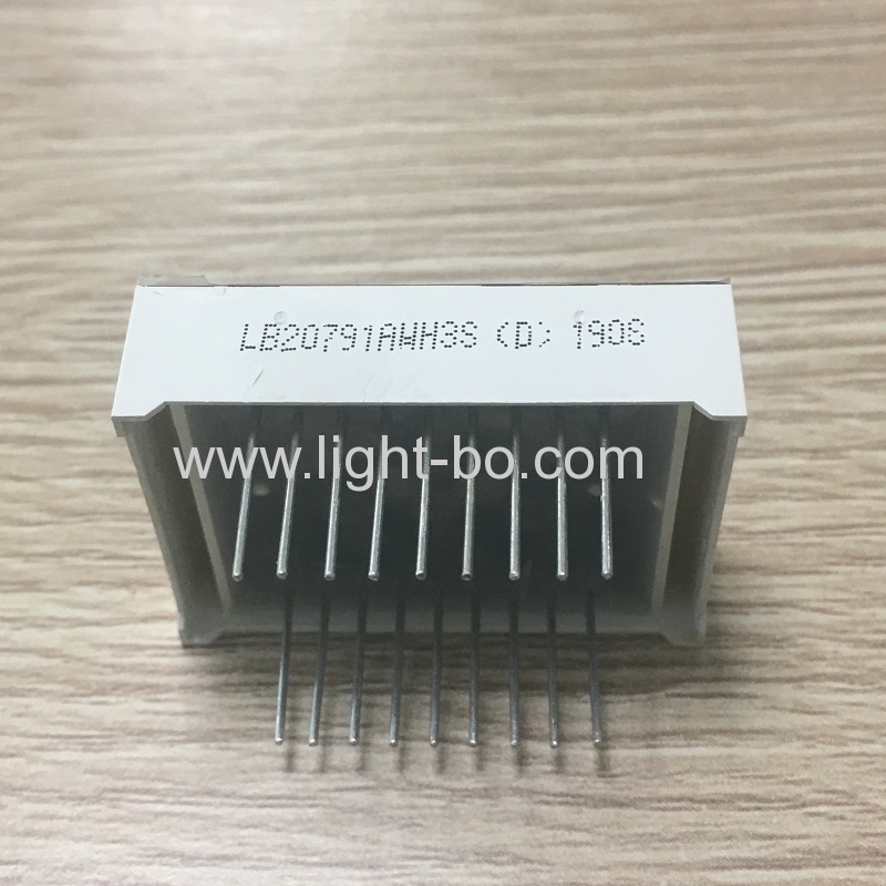 شاشة عرض LED فائقة البياض مقاس 0.79 بوصة ذات رقمين مكونة من 7 قطاعات وأنود مشترك لسخان المياه