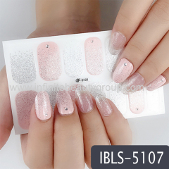 Adult Nail Stickers w/ Imitation Diamond 14 Nails