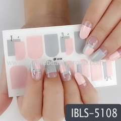 Adult Nail Stickers w/ Imitation Diamond 14 Nails