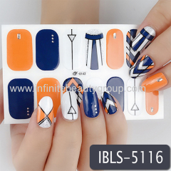 Adult Nail Stickers w/ Imitation Diamond 14 Nails