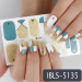 Adult Nail Stickers W/ Gold Stamping 14 Nails