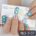 Adult Nail Stickers W/ Gold Stamping 14 Nails