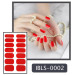 Imported Material Nail Sticker w/ Solid Color or Glitter 14 Nails