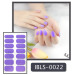 Imported Material Nail Sticker W/ Solid Color Or Glitter 14 Nails