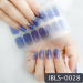 Imported Material Nail Stickers Stickers w/ Gold Stamping and Imitation Diamond 14 Nails