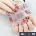 Imported Material Nail Stickers Stickers W/ Gold Stamping And Imitation Diamond 14 Nails