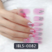 Imported Material Nail Stickers Stickers w/ Gold Stamping and Imitation Diamond 14 Nails