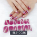 Imported Material Nail Stickers Stickers w/ Gold Stamping and Imitation Diamond 14 Nails