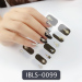 Imported Material Nail Stickers Stickers w/ Gold Stamping and Imitation Diamond 14 Nails