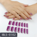 Imported Material Nail Stickers Stickers w/ Gold Stamping and Imitation Diamond 14 Nails