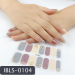 Imported Material Nail Stickers Stickers w/ Gold Stamping and Imitation Diamond 14 Nails