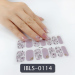 Imported Material Nail Stickers Stickers w/ Gold Stamping and Imitation Diamond 14 Nails