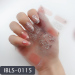 Imported Material Nail Stickers Stickers w/ Gold Stamping and Imitation Diamond 14 Nails
