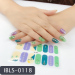 Imported Material Nail Stickers Stickers w/ Gold Stamping and Imitation Diamond 14 Nails