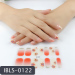 Imported Material Nail Stickers Stickers w/ Gold Stamping and Imitation Diamond 14 Nails