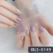 Imported Material Nail Stickers Stickers w/ Gold Stamping and Imitation Diamond 14 Nails